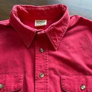 Fivebrother - Red Button-Up Shirt - xl men